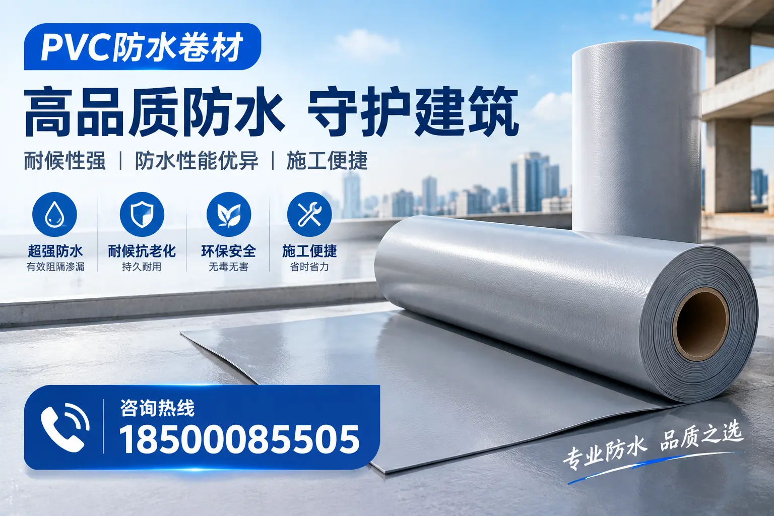 PVC防水卷材的防水效果评测，适合辽源的科学依据
